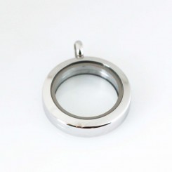 Small Silver Magnetic Locket